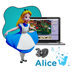 Alice 3d - КИБЕРшкола программирования для детей, компьютерные курсы для школьников, начинающих и подростков - KIBERone г. Южно-Сахалинск