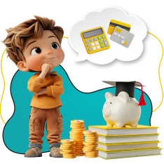 Финансовый интеллект вместе KIBERone - КИБЕРшкола программирования для детей, компьютерные курсы для школьников, начинающих и подростков - KIBERone г. Южно-Сахалинск