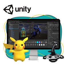 Мир игр на Unity 2D на популярном движке + AI-помощники - КИБЕРшкола программирования для детей, компьютерные курсы для школьников, начинающих и подростков - KIBERone г. Южно-Сахалинск