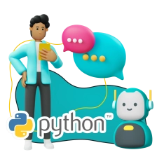 Умный чат-бот на Python на Telegram - КИБЕРшкола программирования для детей, компьютерные курсы для школьников, начинающих и подростков - KIBERone г. Южно-Сахалинск