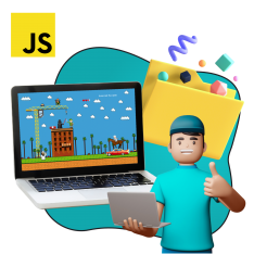 Программирование на JavaScript. Учимся создавать игры! - КИБЕРшкола программирования для детей, компьютерные курсы для школьников, начинающих и подростков - KIBERone г. Южно-Сахалинск