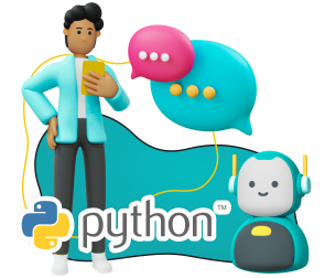 Умный чат-бот на Python - Школа программирования для детей, компьютерные курсы для школьников, начинающих и подростков - KIBERone г. Южно-Сахалинск