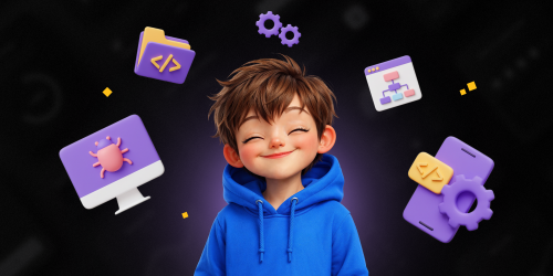 Идеальный сайт с нуля: код, дизайн и AI-помощник - КИБЕРшкола программирования для детей, компьютерные курсы для школьников, начинающих и подростков - KIBERone г. Южно-Сахалинск